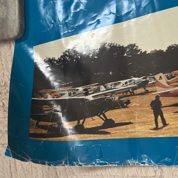 Oshkosh WI aircraft airplane vintage poster - Picture 10 of 16
